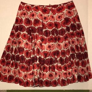 Adorable Ann Taylor floral print full skirt.